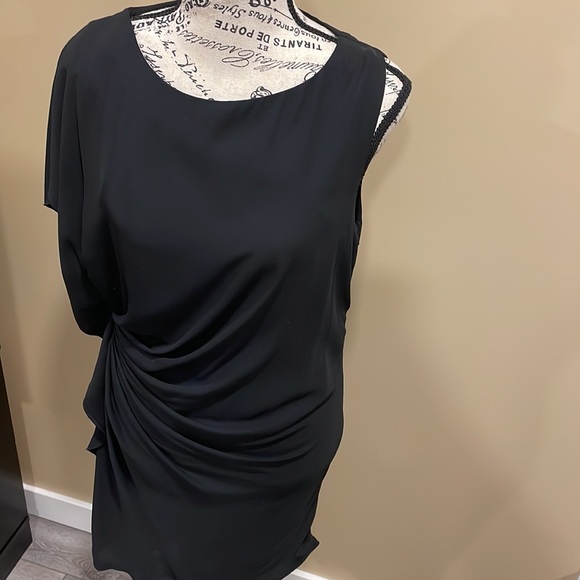 Allen Schwartz Privé Black Cocktail Dress - Picture 3 of 8